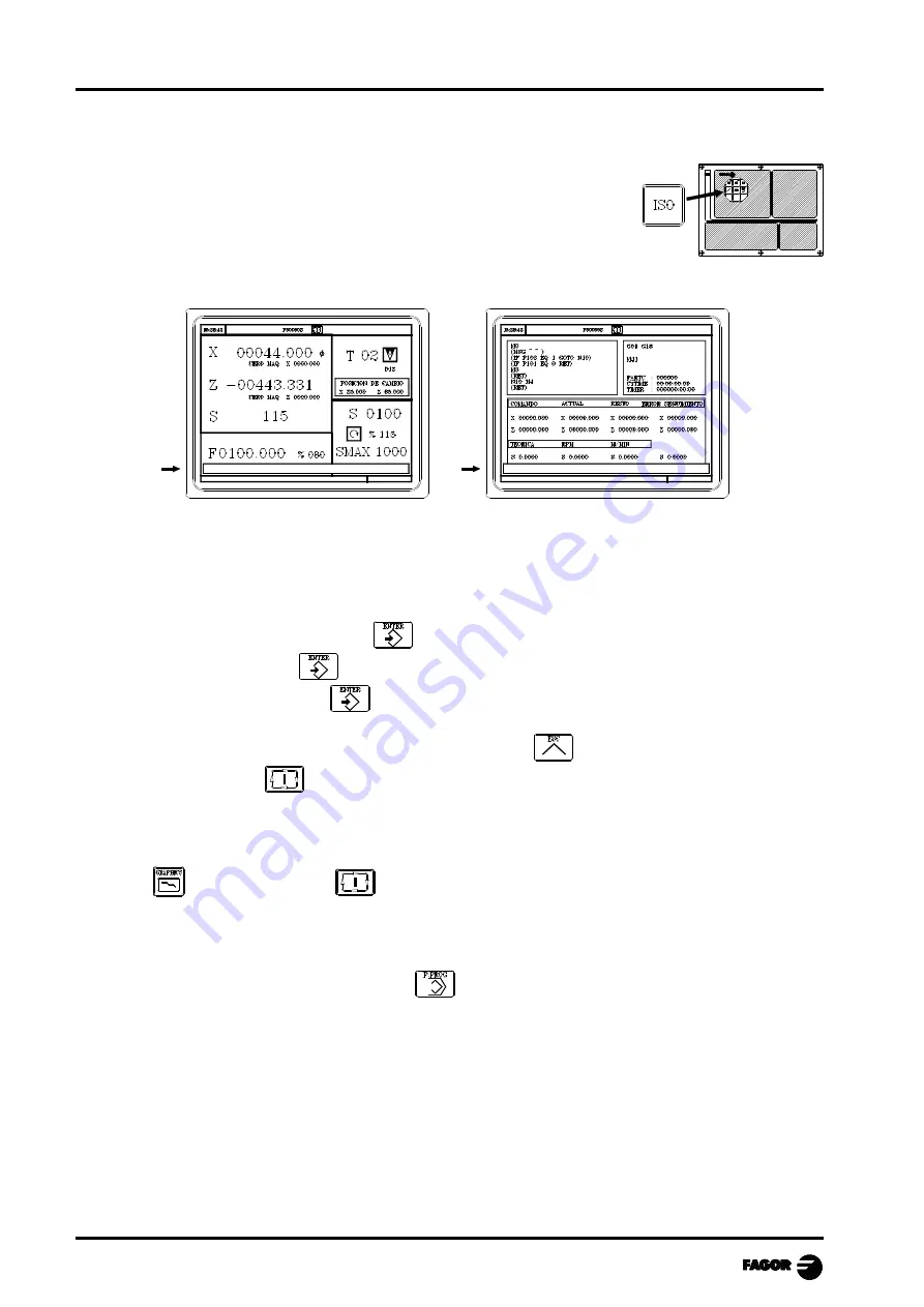 Fagor CNC 8040 - MCO-TCO OPTIONS Operating Manual Download Page 30