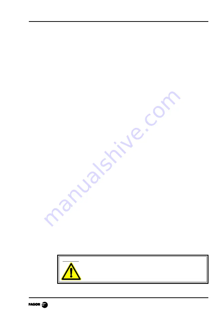 Fagor CNC 8040 - MCO-TCO OPTIONS Operating Manual Download Page 33