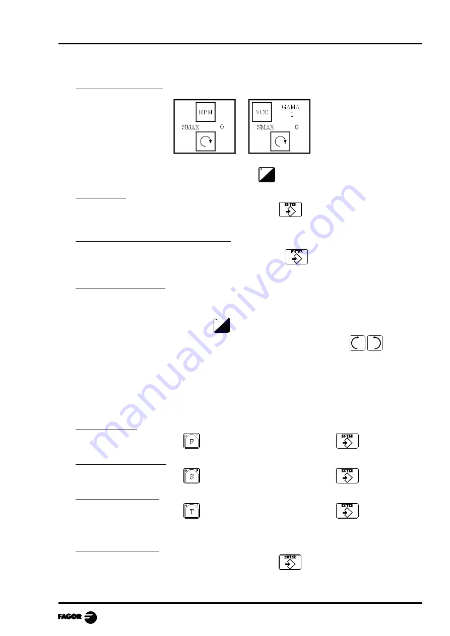 Fagor CNC 8040 - MCO-TCO OPTIONS Operating Manual Download Page 47