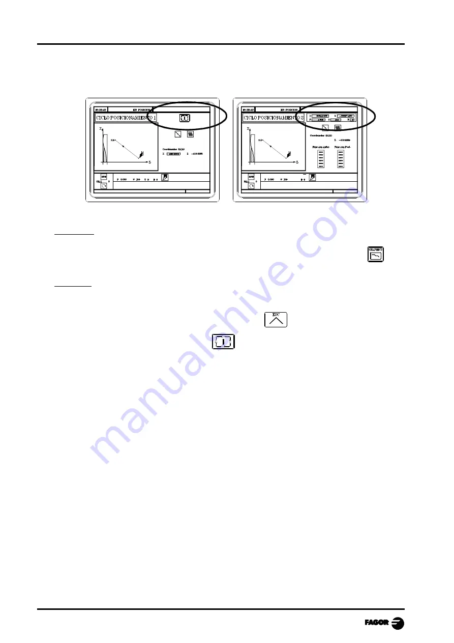 Fagor CNC 8040 - MCO-TCO OPTIONS Operating Manual Download Page 56