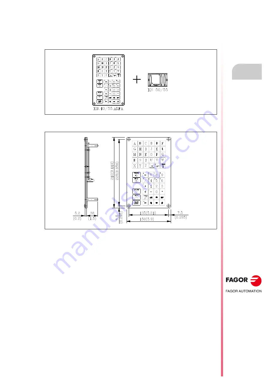 Fagor CNC 8055i Installation Manual Download Page 69