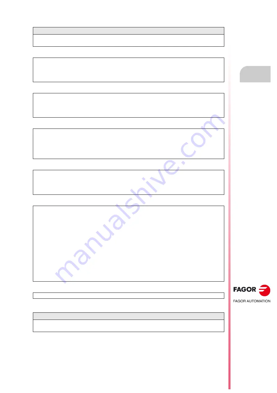 Fagor CNC 8055i Installation Manual Download Page 663