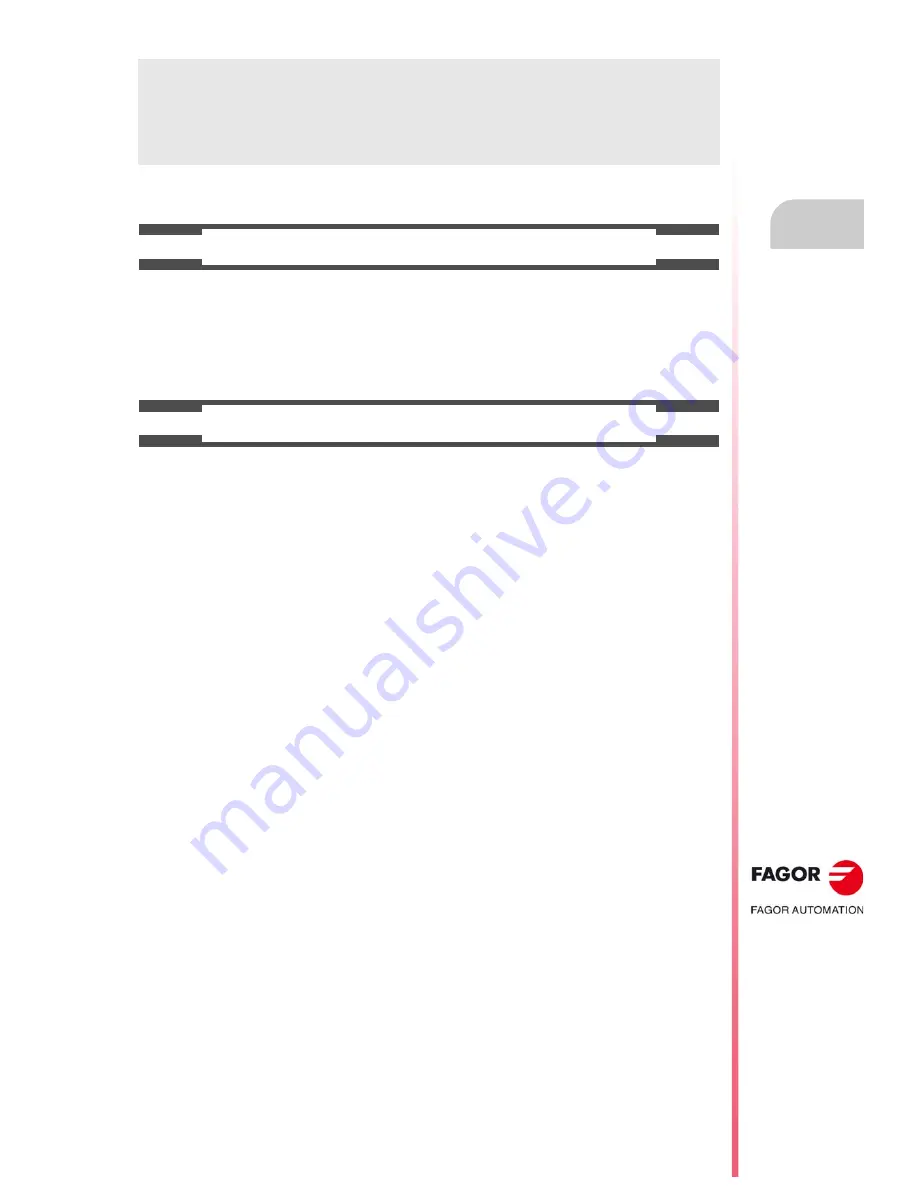 Fagor CNC 8060 Скачать руководство пользователя страница 13