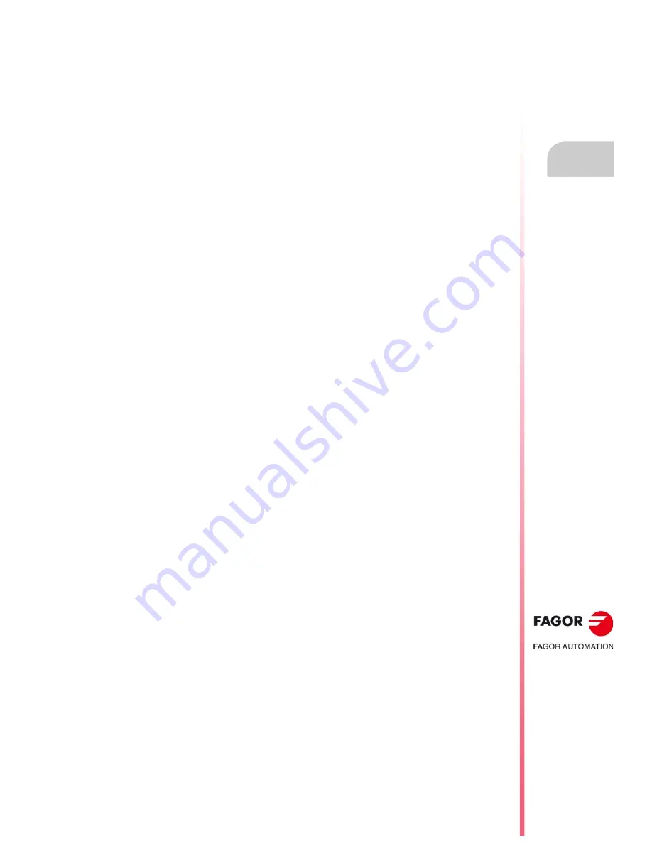 Fagor CNC 8060 Operating Manual Download Page 43