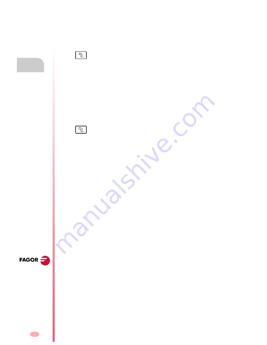 Fagor CNC 8070 Operating Manual Download Page 244