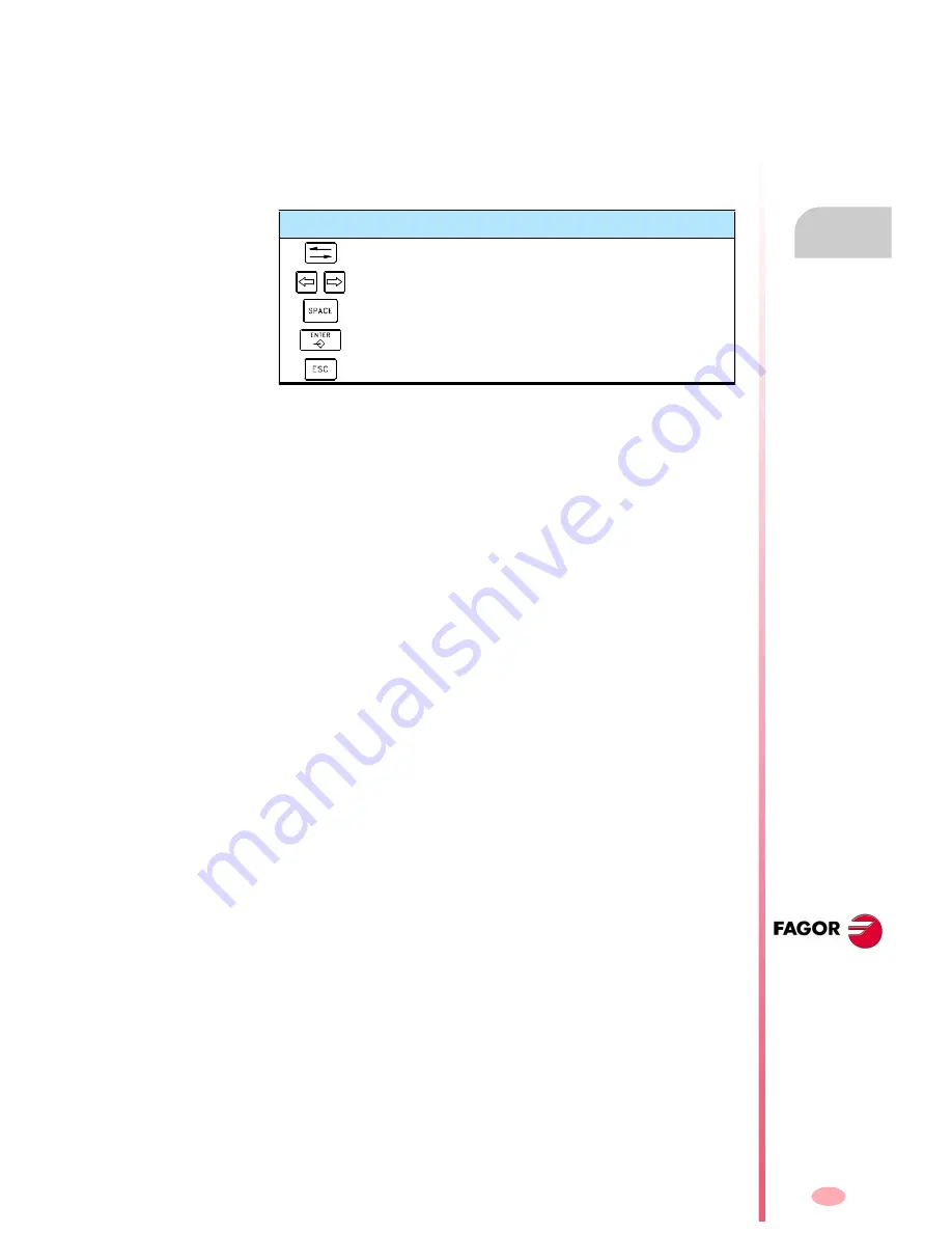 Fagor CNC 8070 Operating Manual Download Page 269