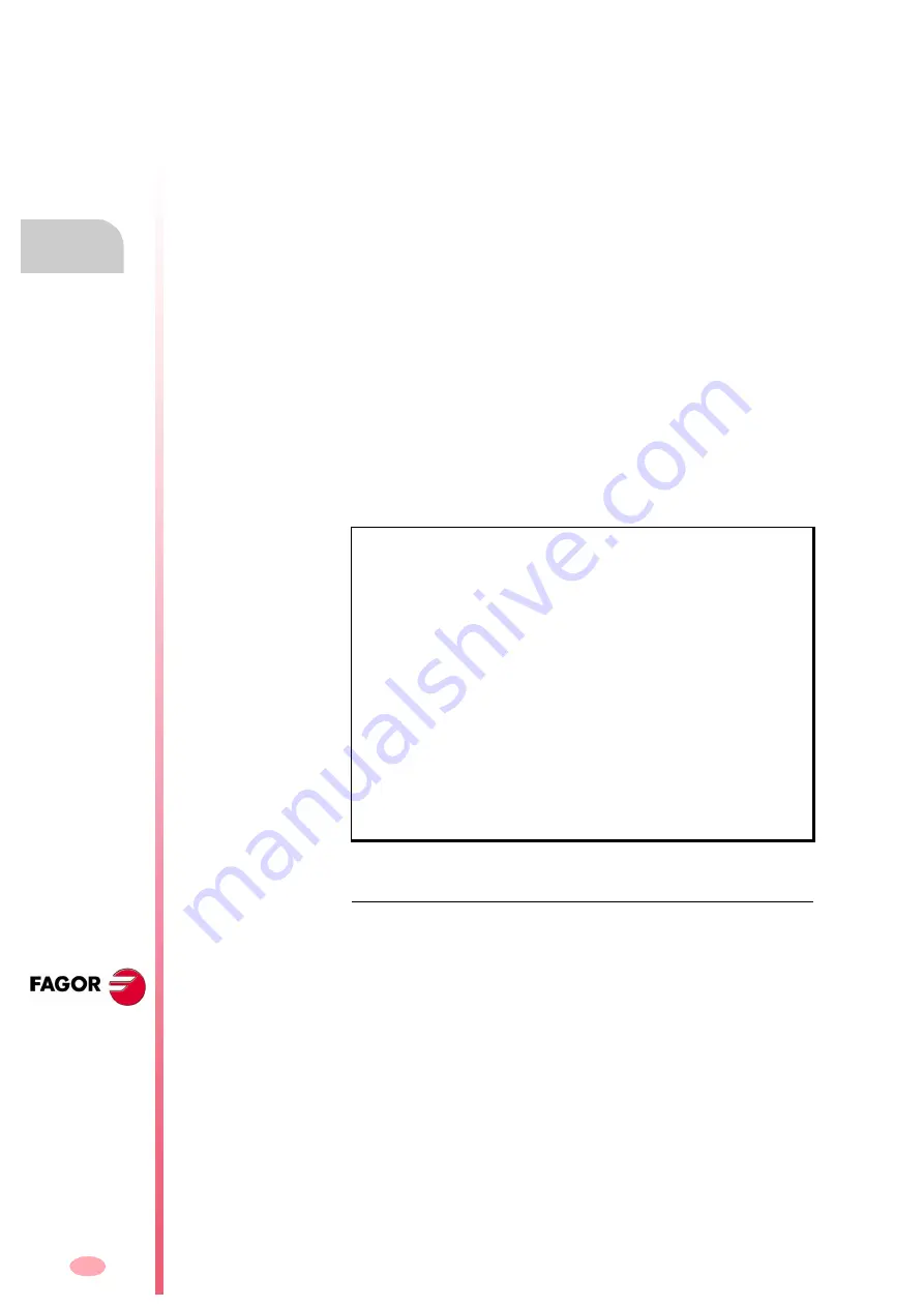 Fagor CNC 8070 Programming Manual Download Page 152