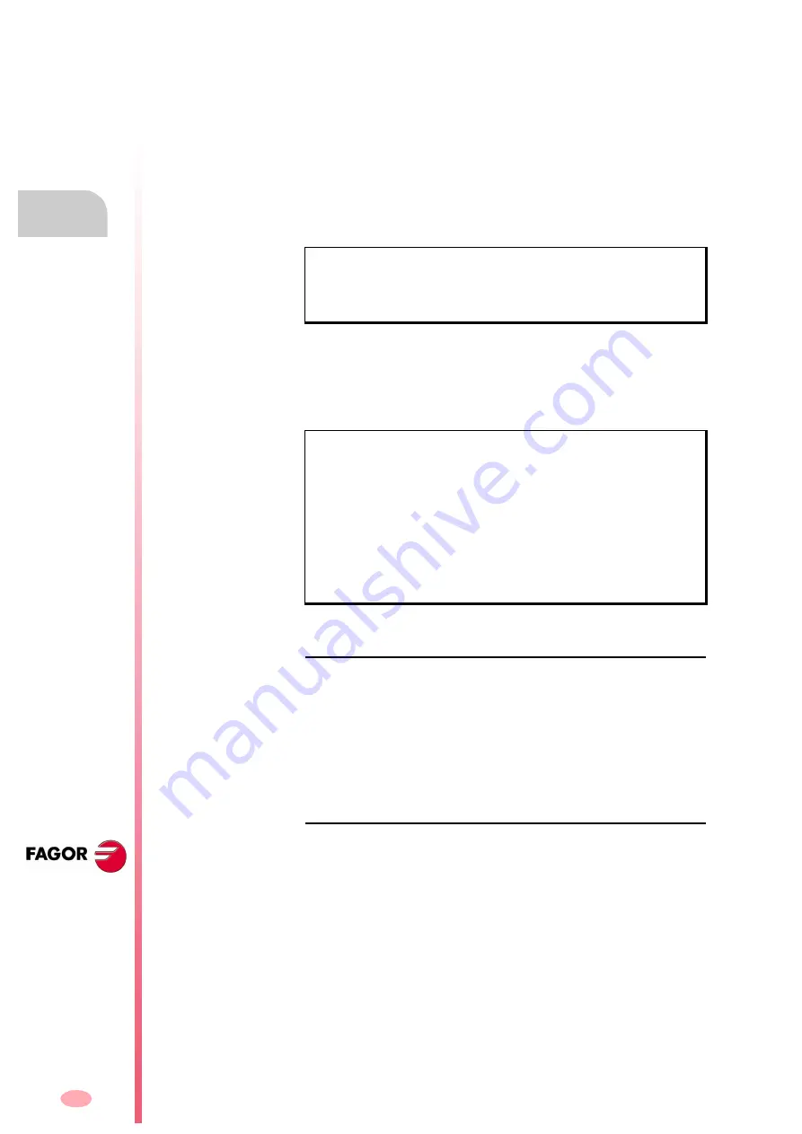 Fagor CNC 8070 Programming Manual Download Page 180