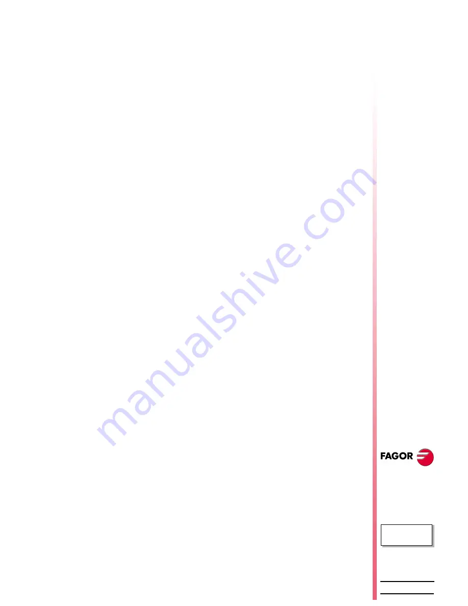 Fagor CNC8 070 Error Code List Download Page 7