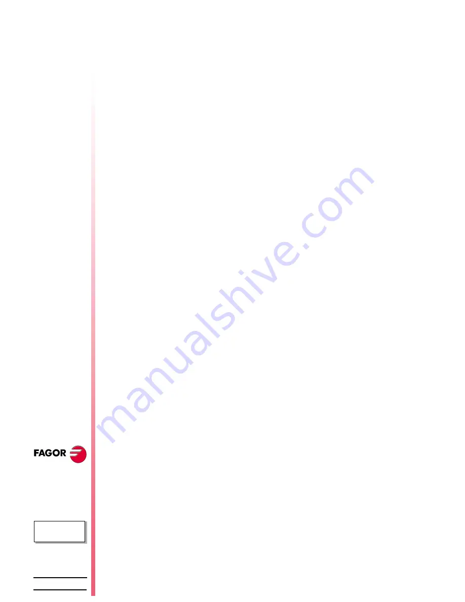 Fagor CNC8 070 Error Code List Download Page 82