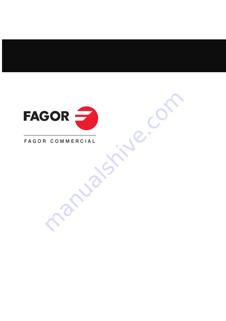 Fagor CO-400 W General Instruction For Installation Use And Maintenance Download Page 32