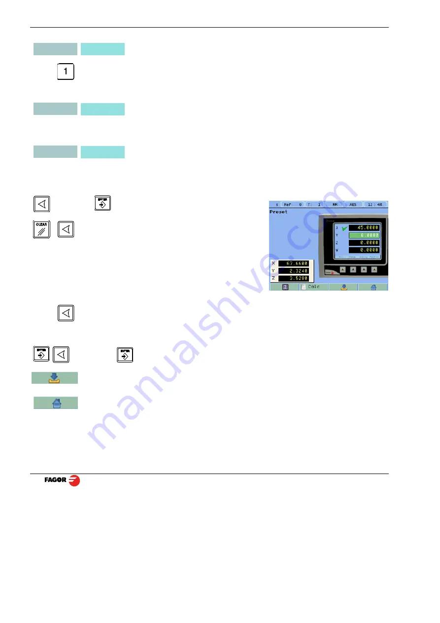 Fagor DRO Innova 40i P-B Installation & Operation Manual Download Page 7