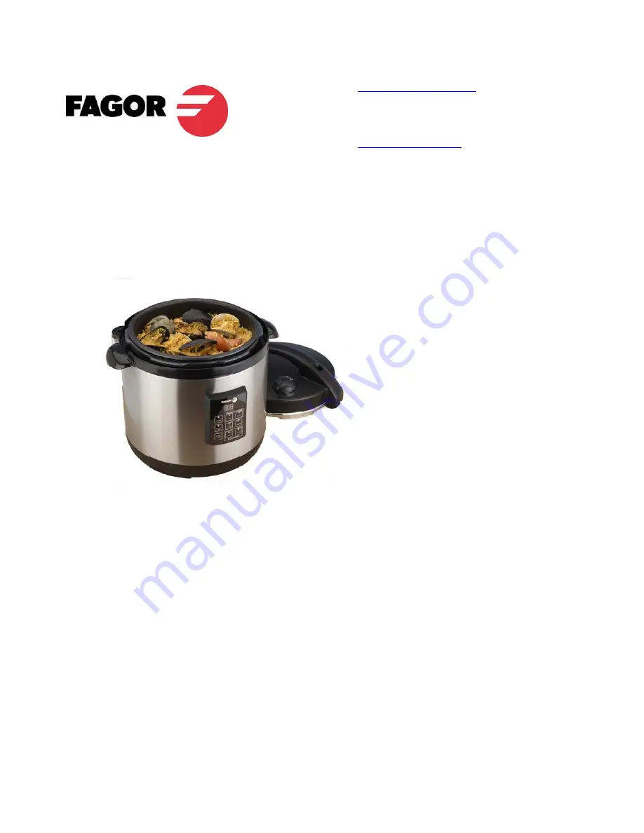 Fagor Electric Multi-Cooker Overview Download Page 1