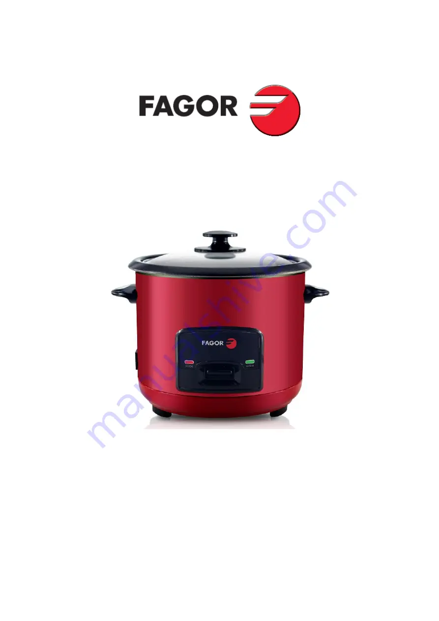 Fagor FG113R Скачать руководство пользователя страница 1