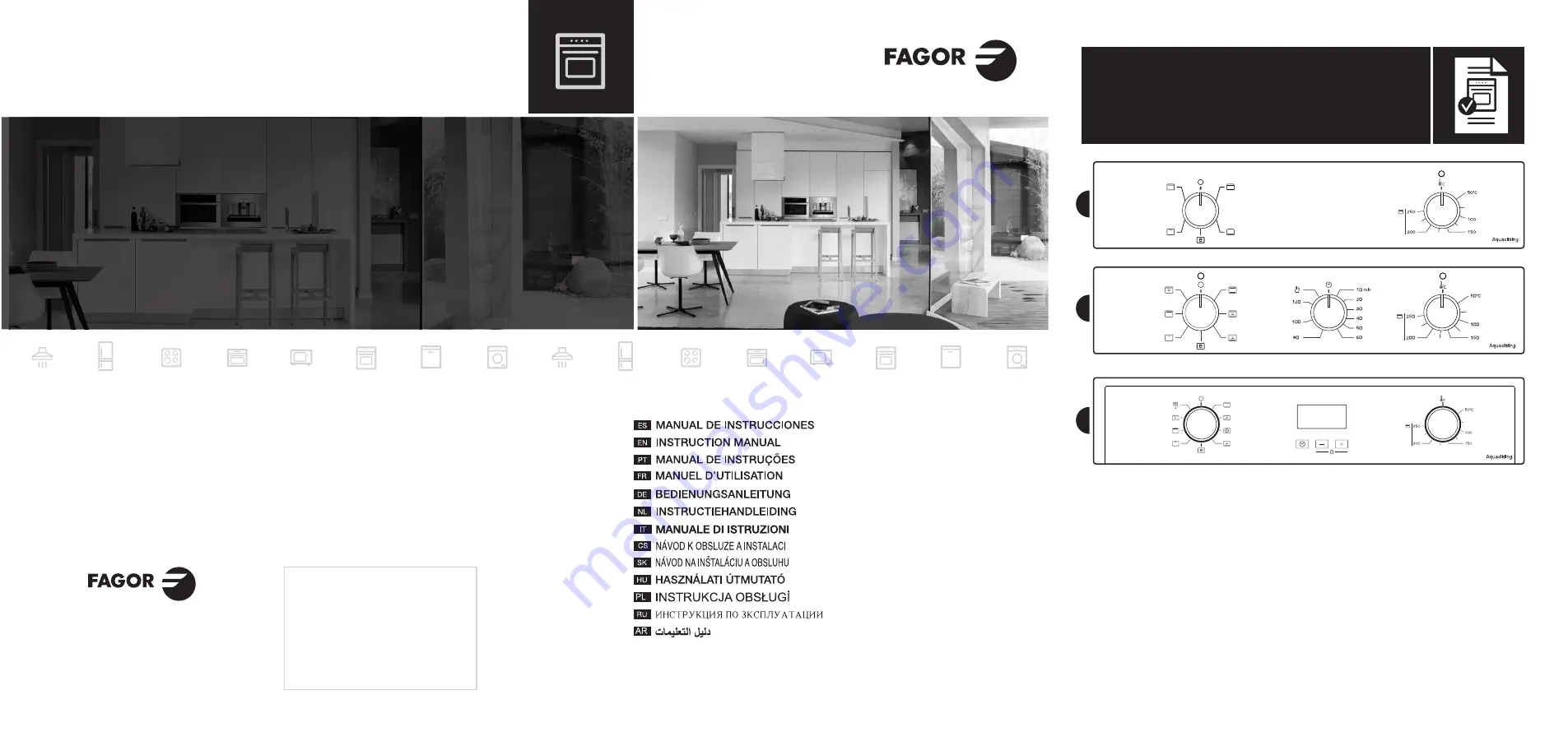 Fagor FOE114BA Скачать руководство пользователя страница 1