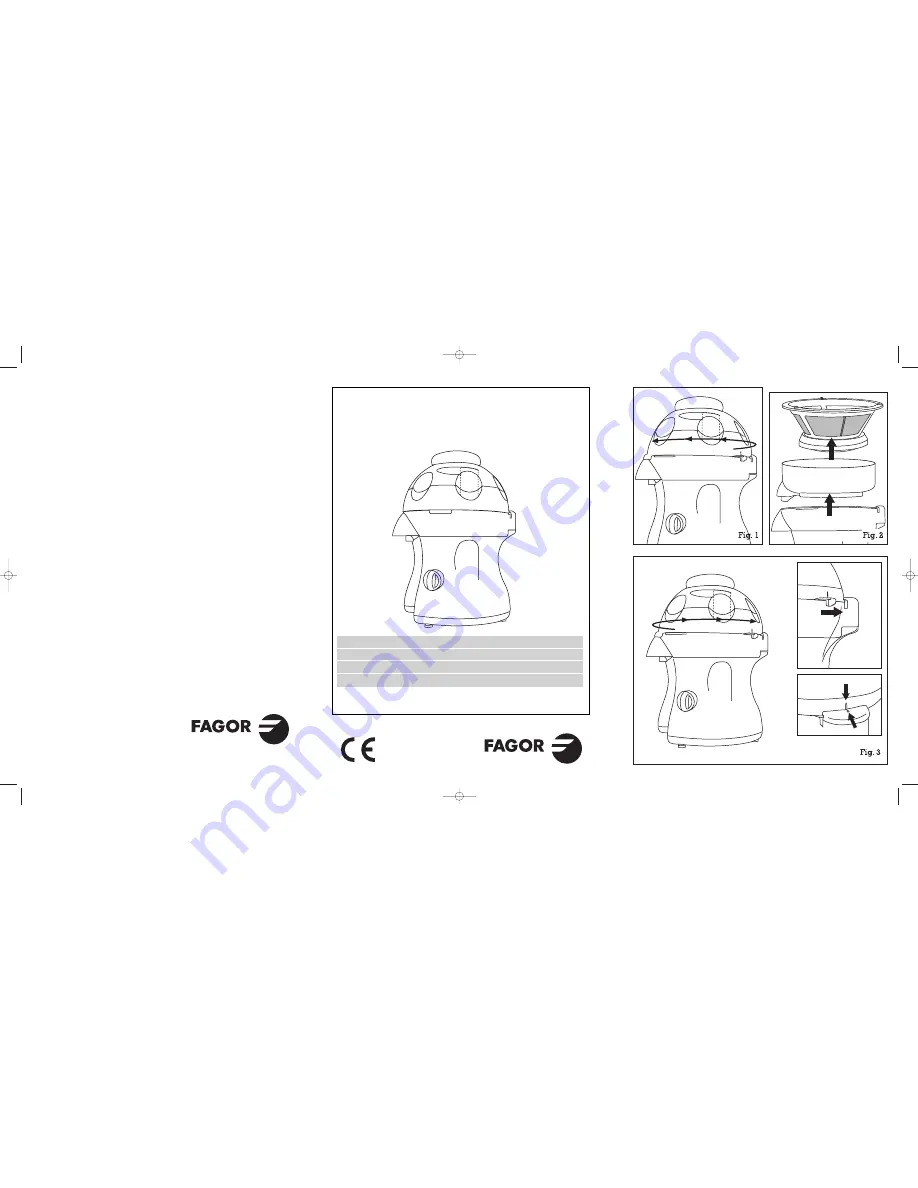 Fagor LC-190 Instructions For Use Manual Download Page 1