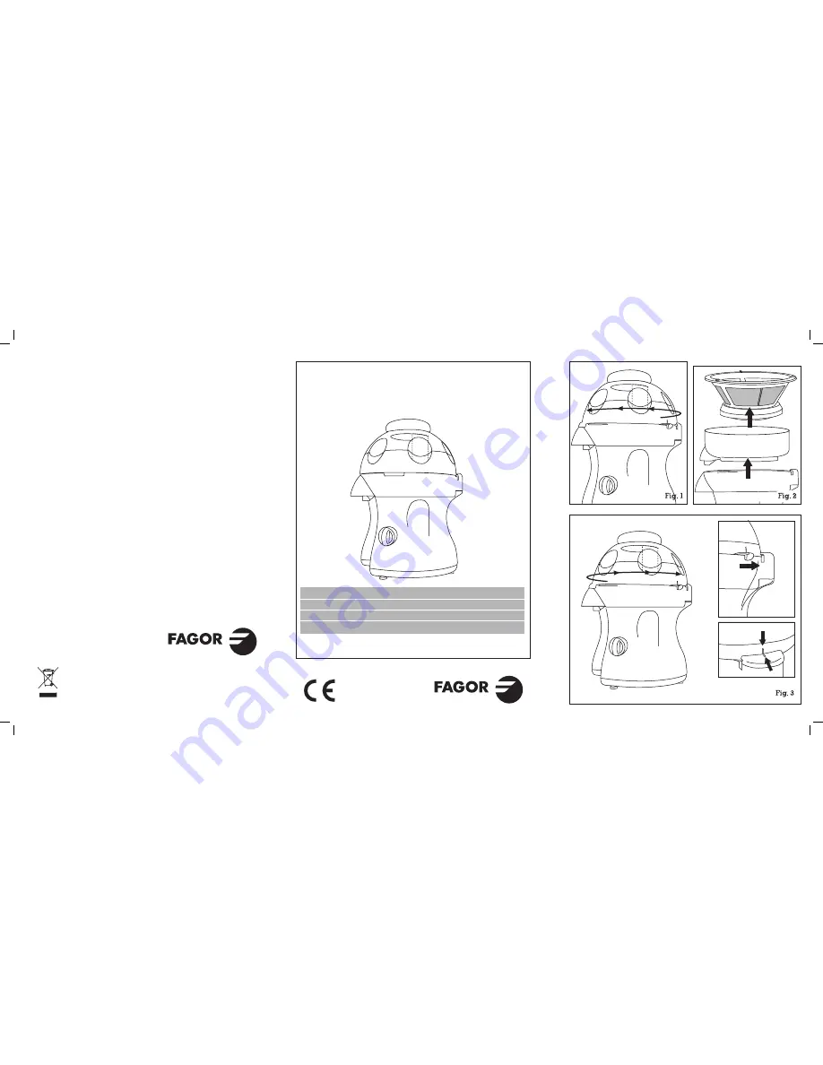Fagor LC-300 Скачать руководство пользователя страница 1