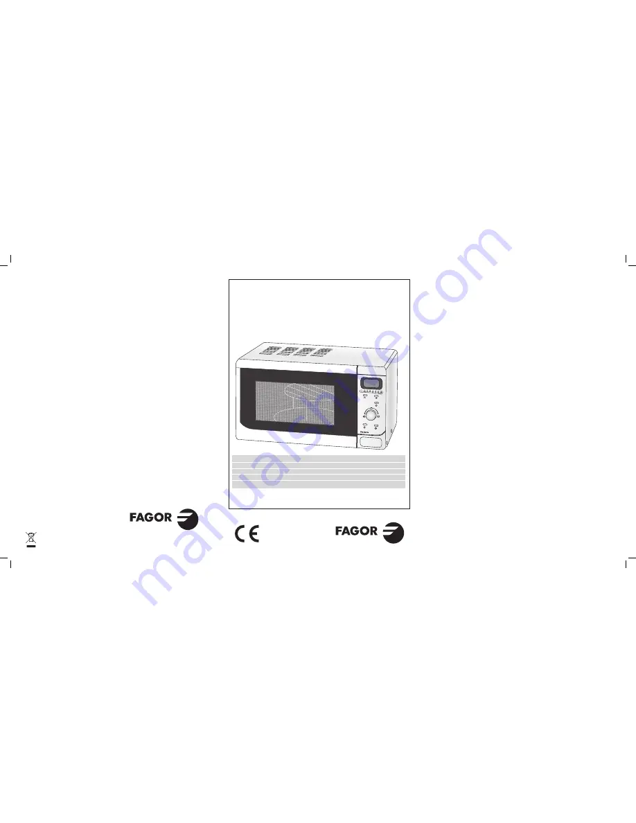 Fagor MO-25 DGB Instructions For Use Manual Download Page 1