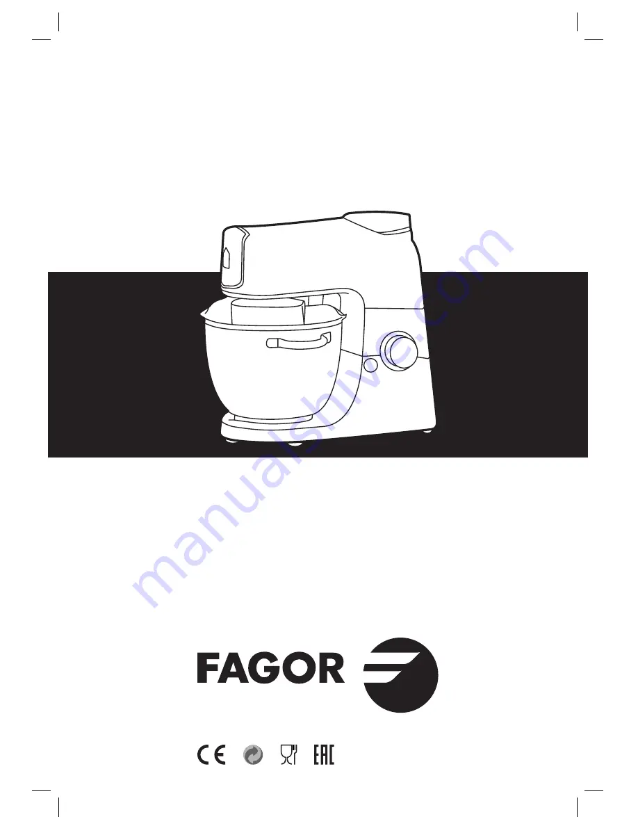 Fagor RT-1255MA Скачать руководство пользователя страница 1