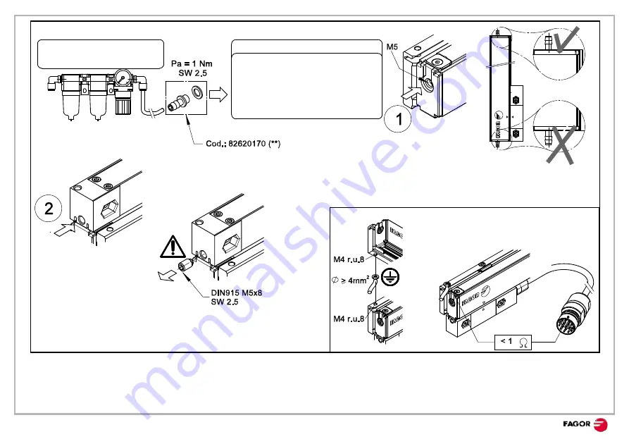 Fagor SV2AM Installation Manual Download Page 14