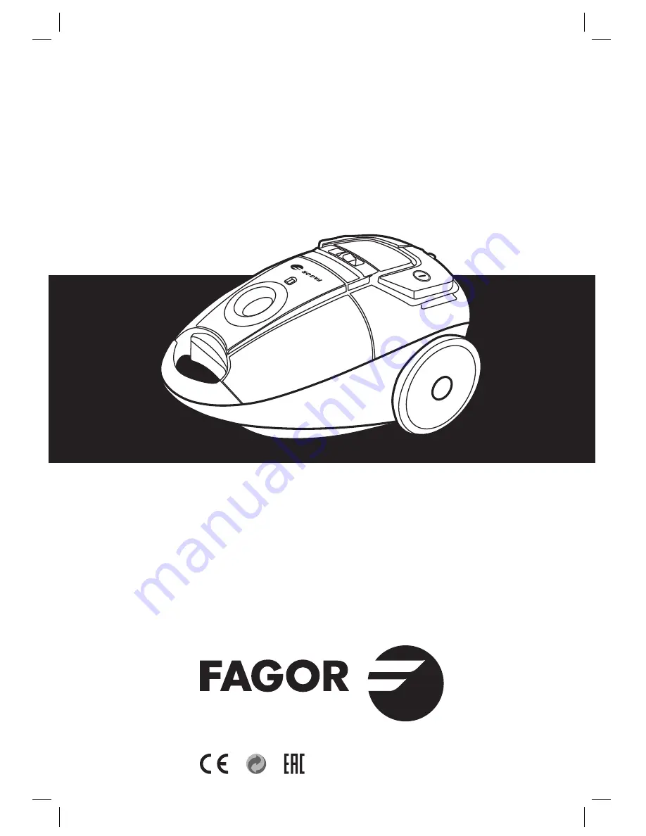 Fagor VCB-920 Instructions For Use Manual Download Page 1