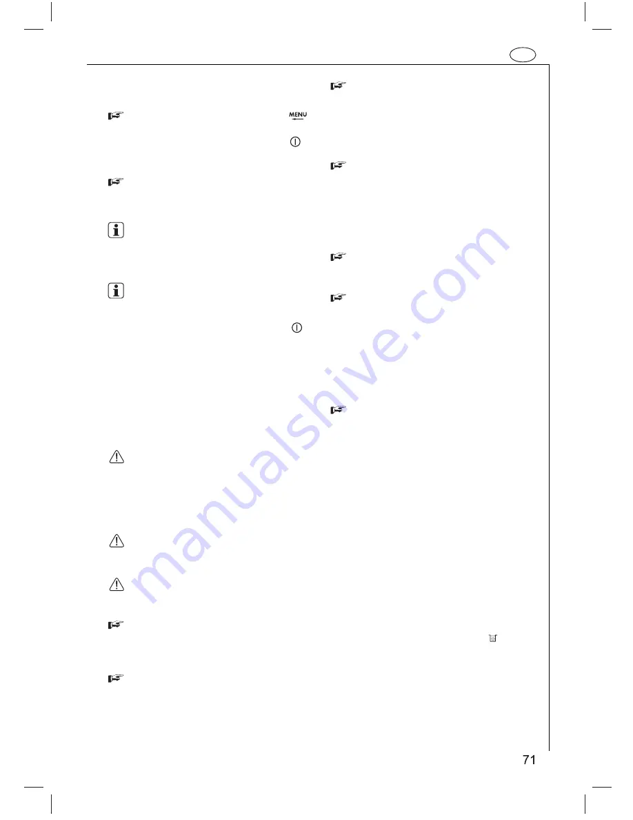 Fagor Xperta CAT-44 NG Operating Instructions Manual Download Page 71