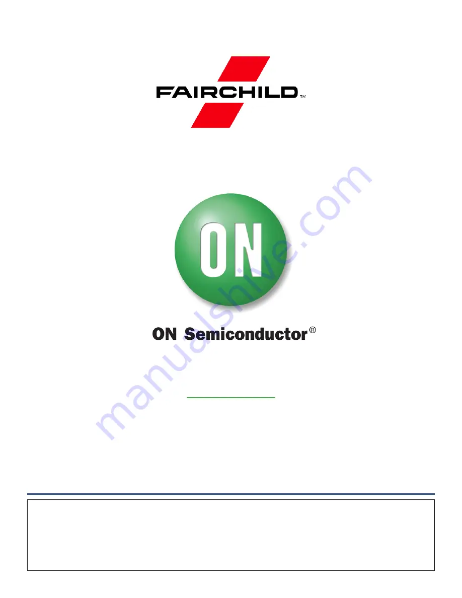 Fairchild FAN48610 User Manual Download Page 1