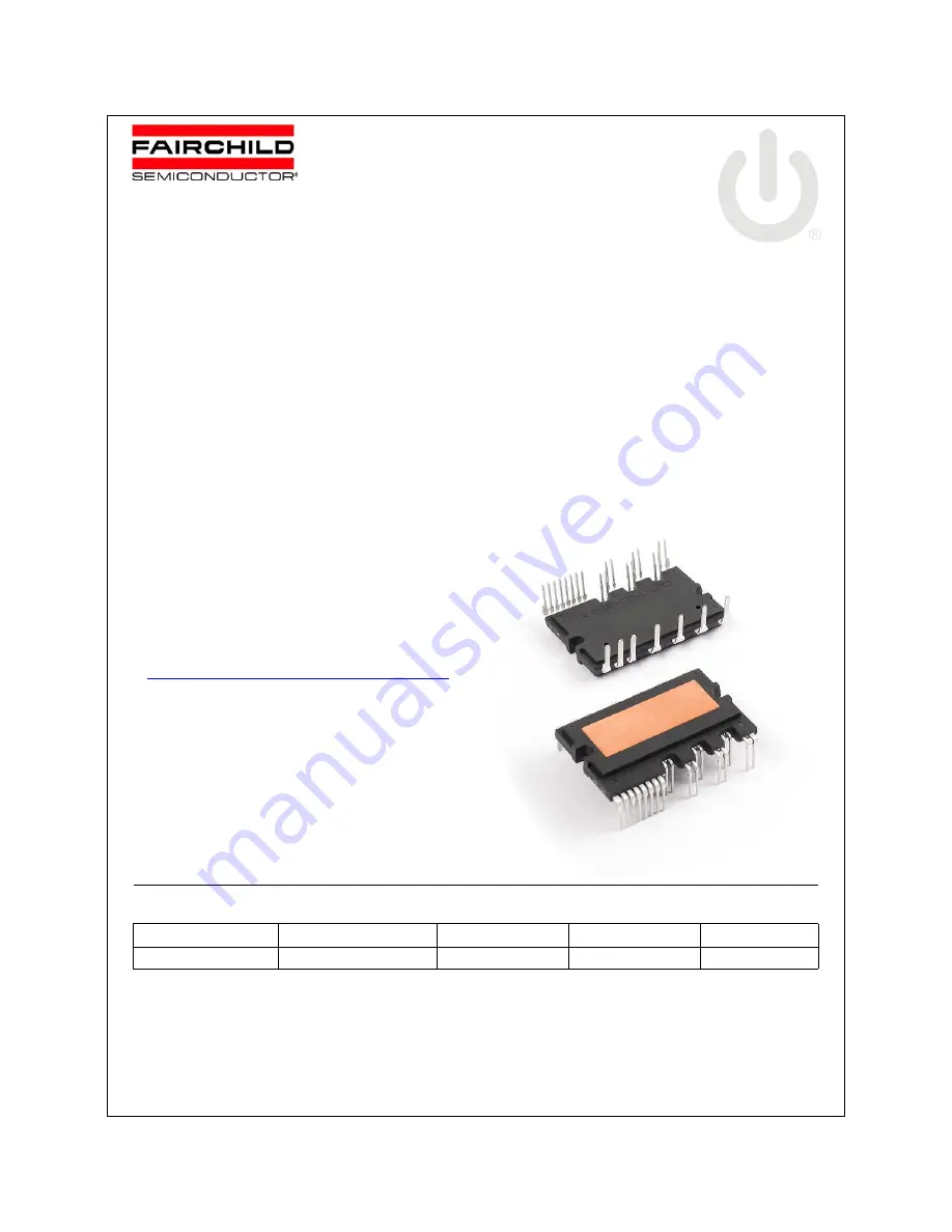 Fairchild FSBB15CH60 Manual Download Page 1