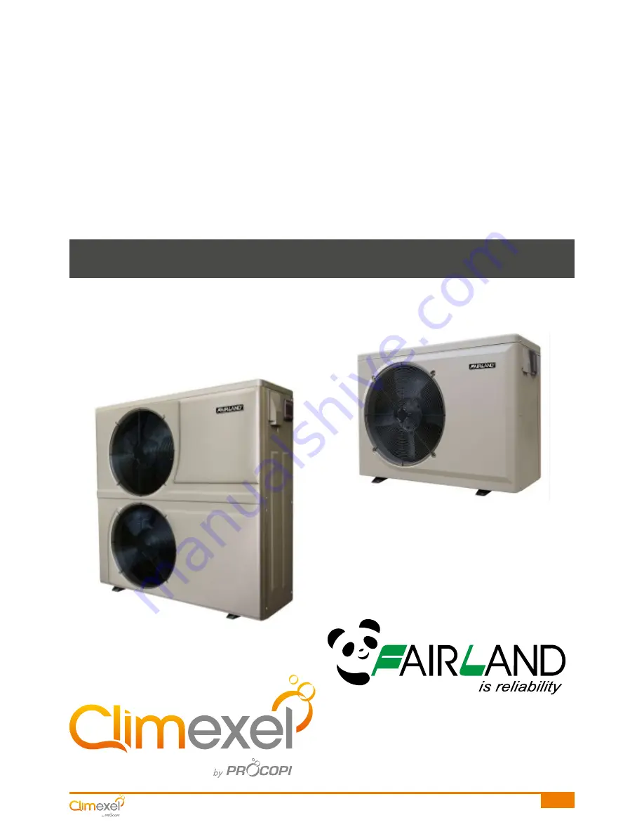 Fairland Pioneer PHC120LS Installation And Operating Instructions Manual Download Page 13