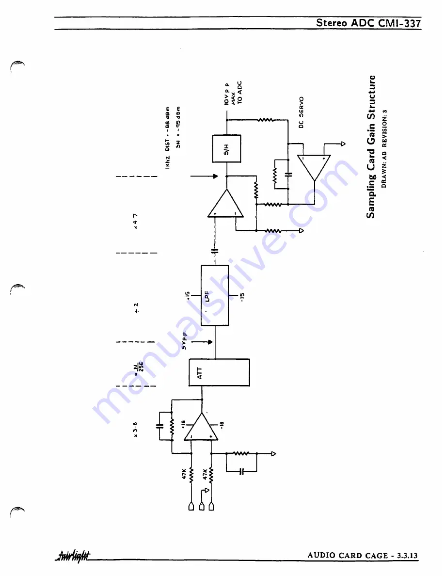 Fairlight CMI Series III Service Manual Download Page 242