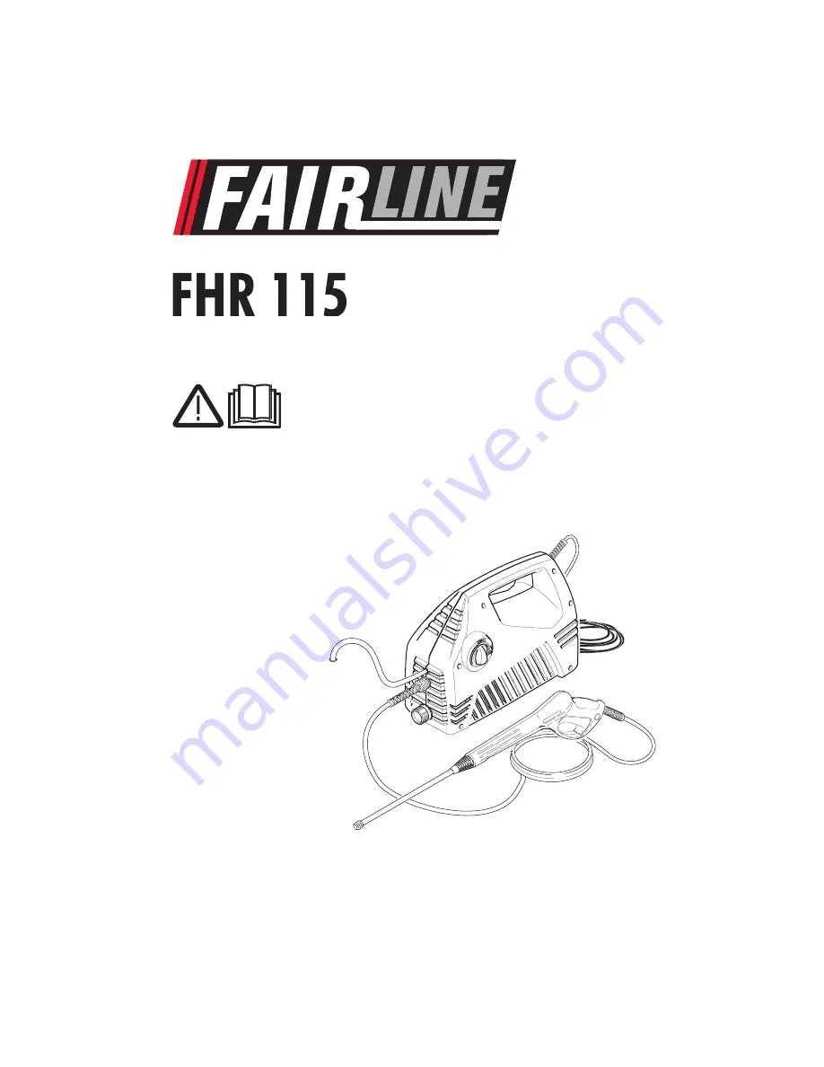 FAIRLINE FHR 115 Manual Download Page 1