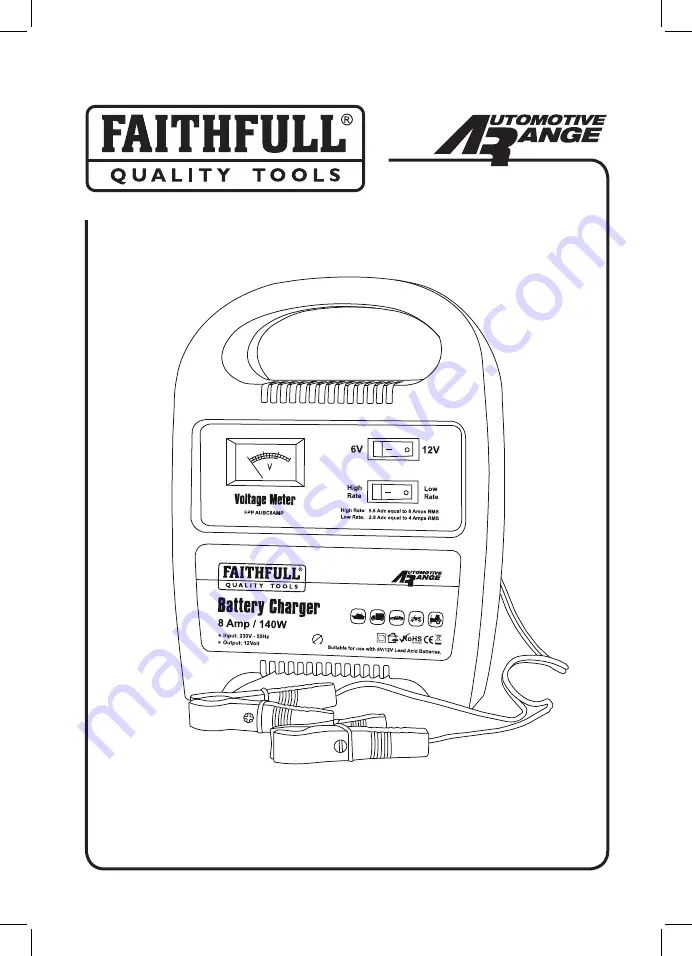 Faithfull FPP AUBC8AMP Скачать руководство пользователя страница 1