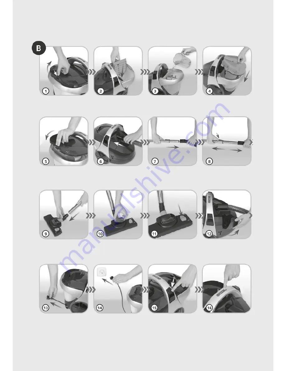 Fakir HYGIEN 2600 H2O Instruction Manual Download Page 13