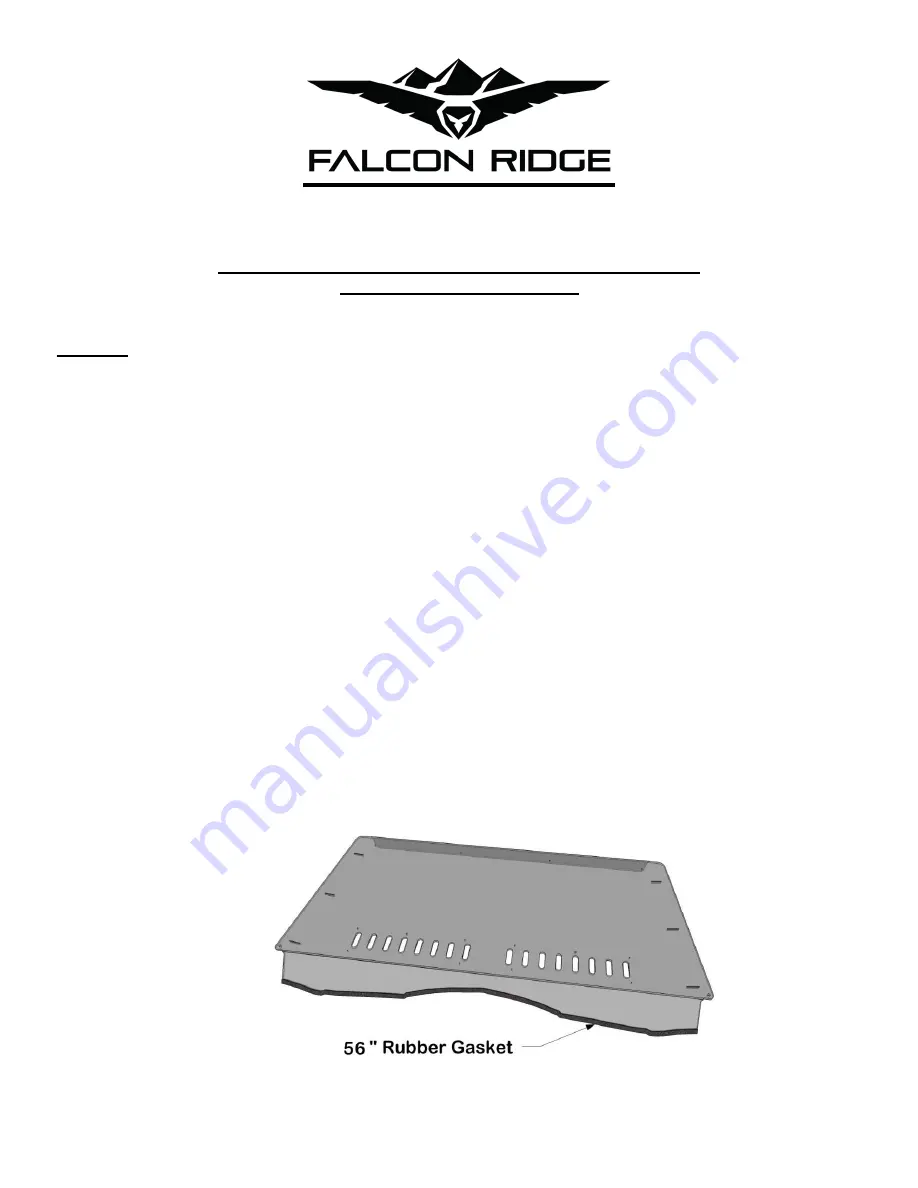 FALCON RIDGE CA-X3-WD02 Скачать руководство пользователя страница 1