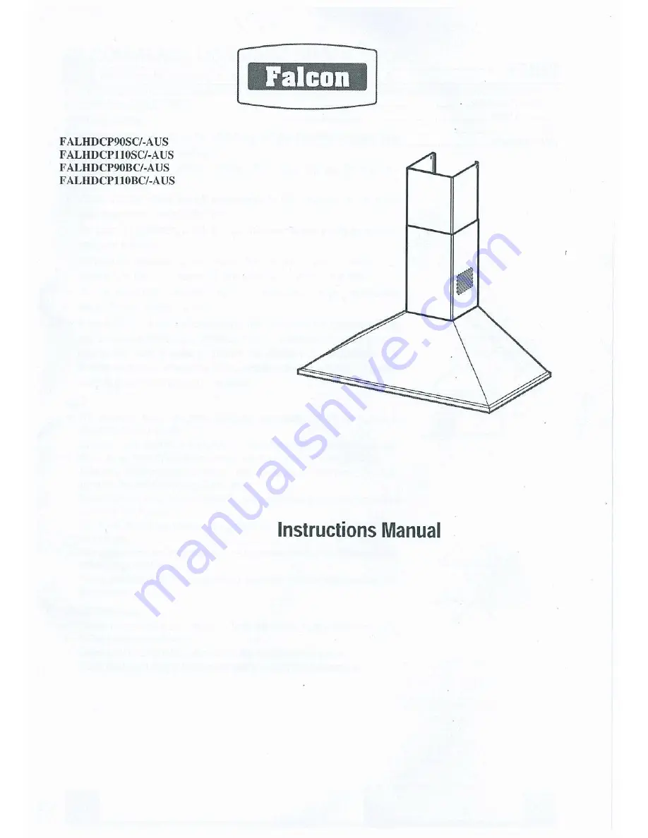 Falcon FALHDCP110BC Скачать руководство пользователя страница 1