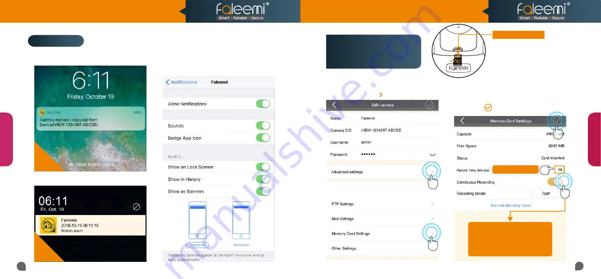 FALEEMI FSC776W Quick Start Manual Download Page 14