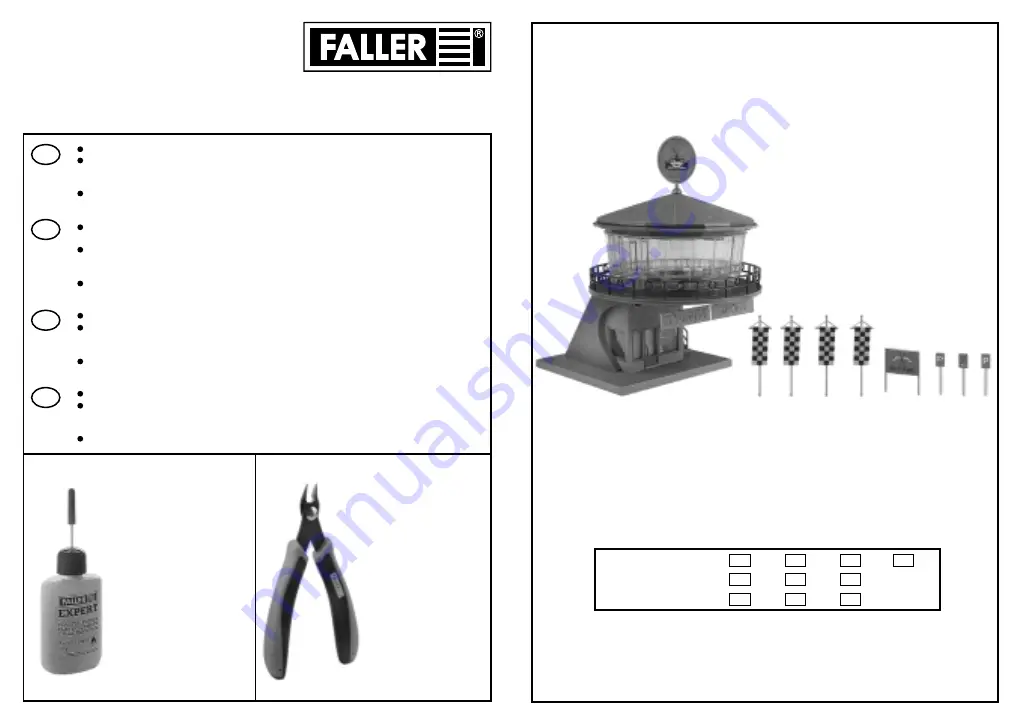 Faller 141072 Manual Download Page 1