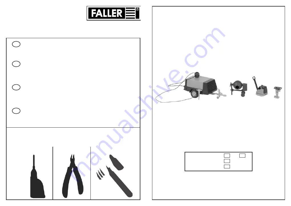 Faller 180344 Manual Download Page 1