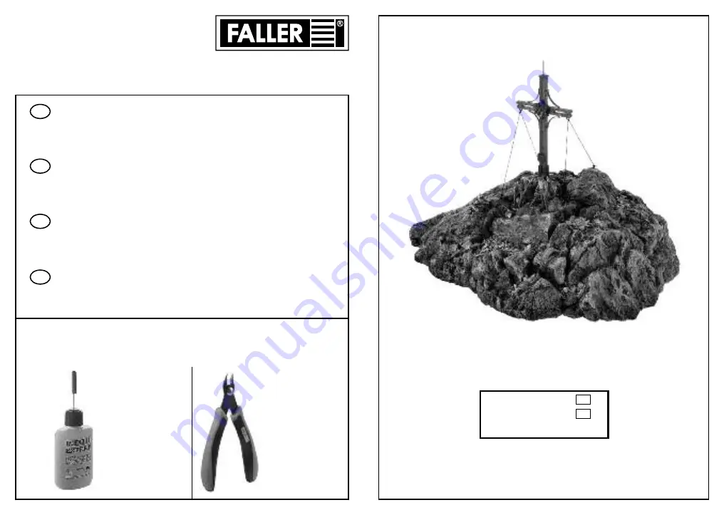 Faller 180547 Quick Start Manual Download Page 1