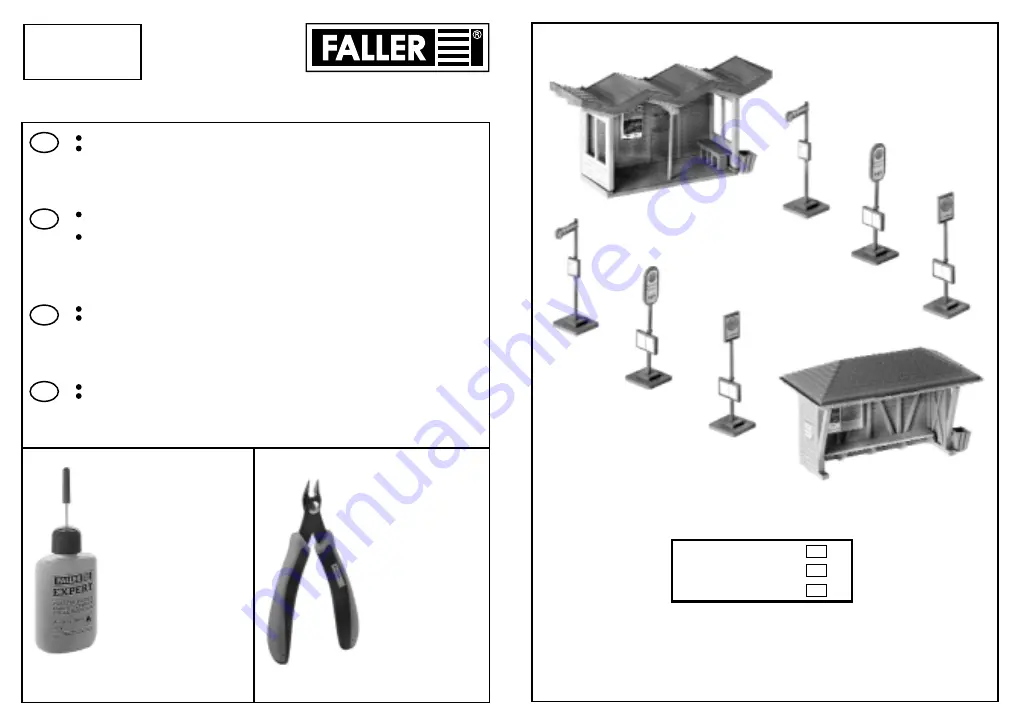 Faller 180587 Manual Download Page 1