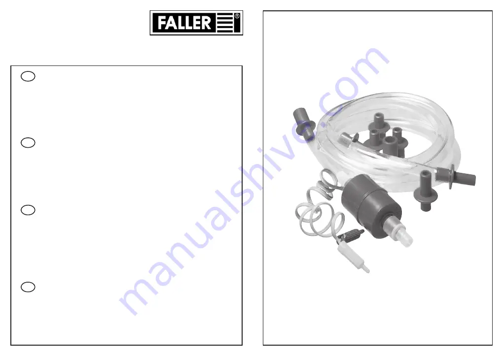 Faller 180627 Quick Start Manual Download Page 1