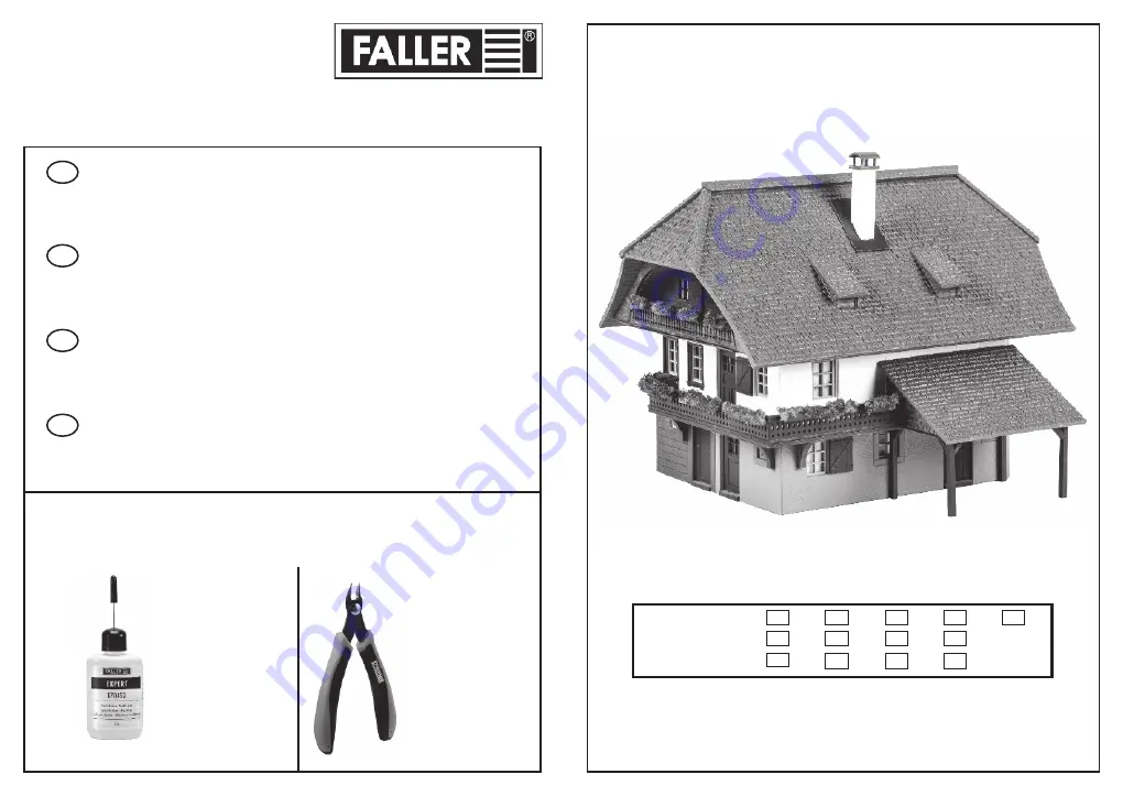 Faller 190058 Manual Download Page 1