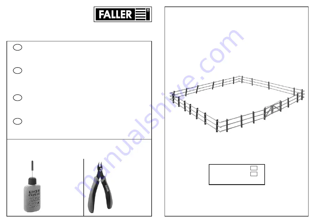 Faller 190209-3 Manual Download Page 1