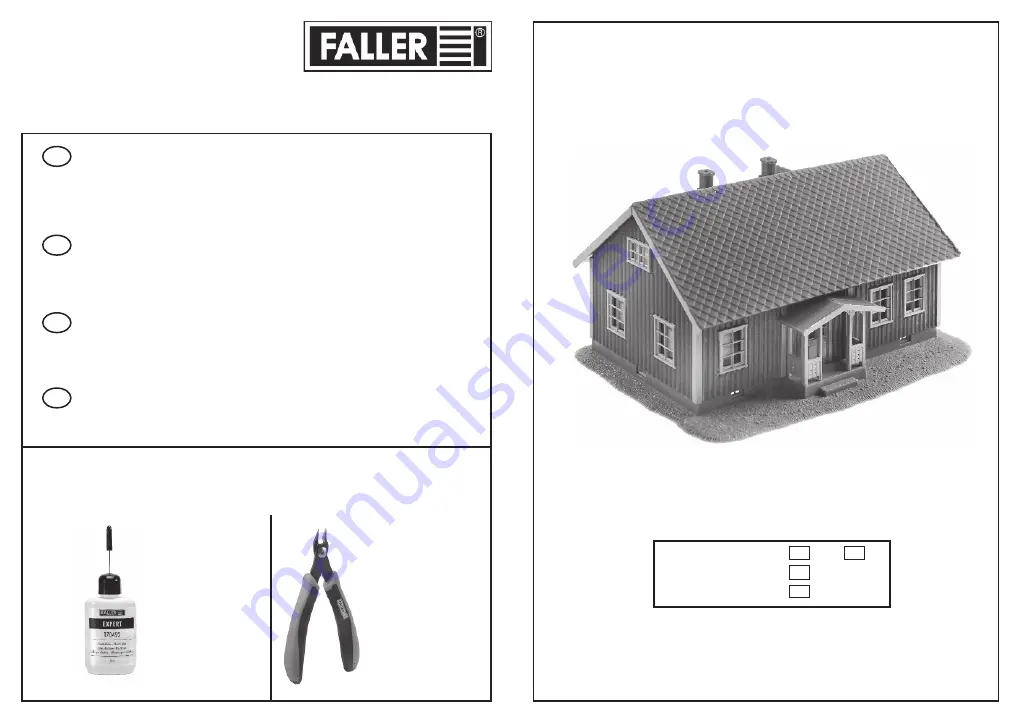 Faller 190565 Manual Download Page 1