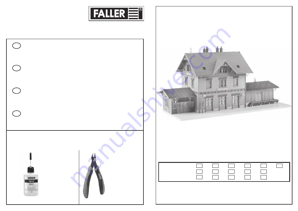 Faller 191742 Manual Download Page 1