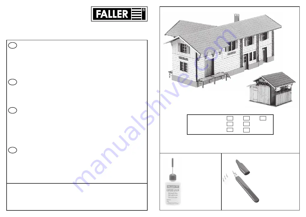 Faller 212120 Manual Download Page 1