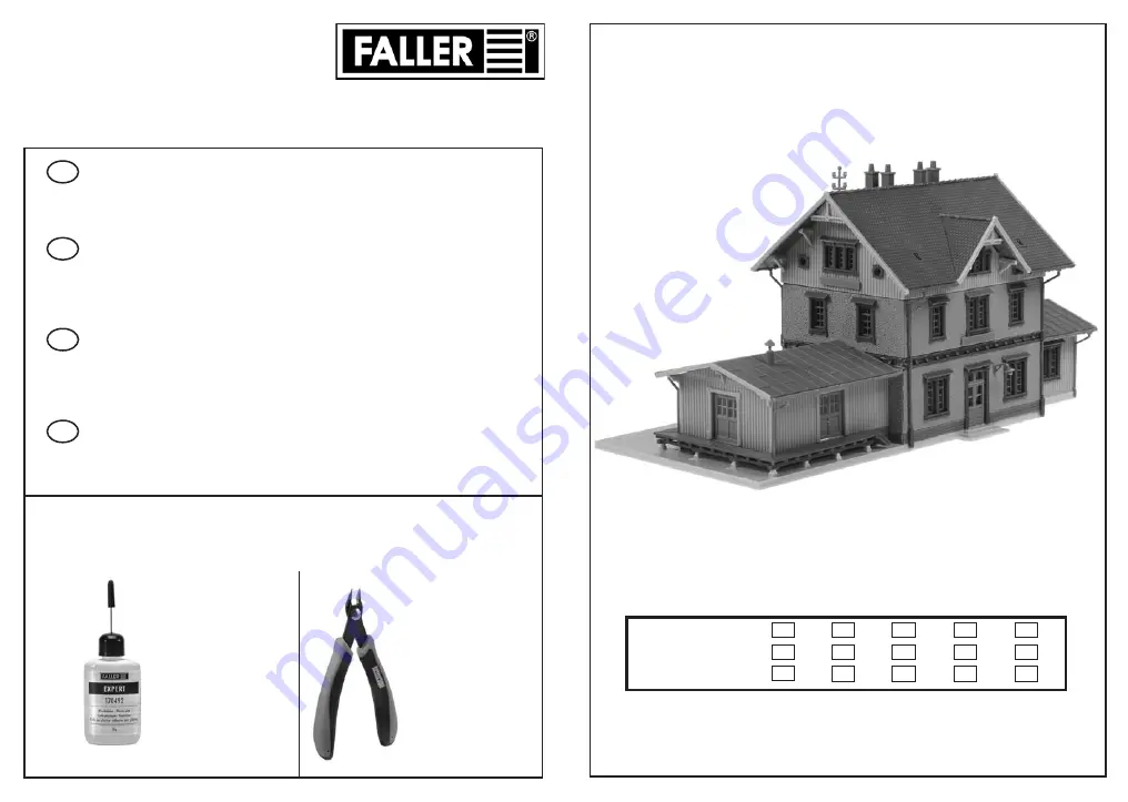 Faller 212122 Assembly Instructions Manual Download Page 1