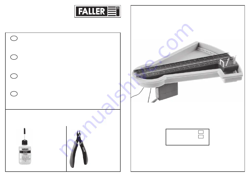 Faller 222105 Instructions Manual Download Page 1