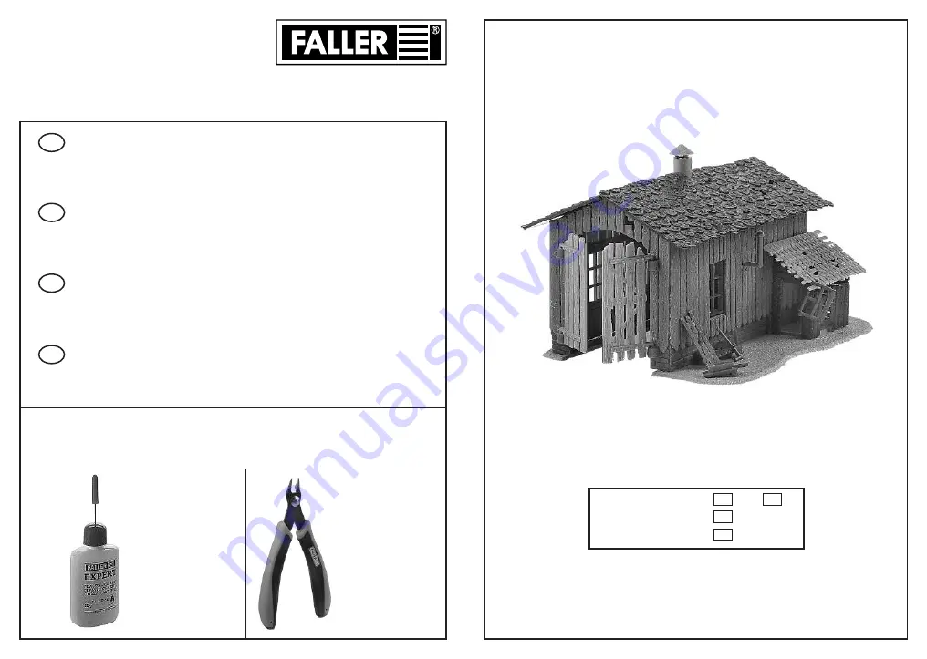 Faller 293028 Quick Start Manual Download Page 1