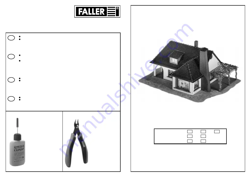 Faller 293044 Manual Download Page 1